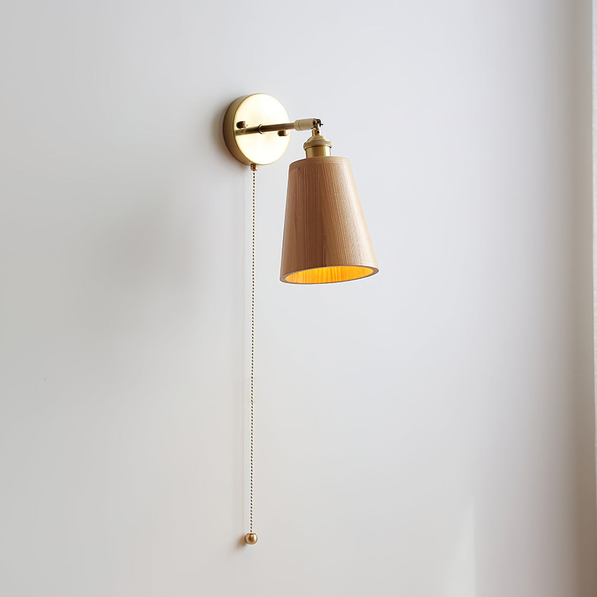 Rotatable Wooden Wall Lamp – detail 2