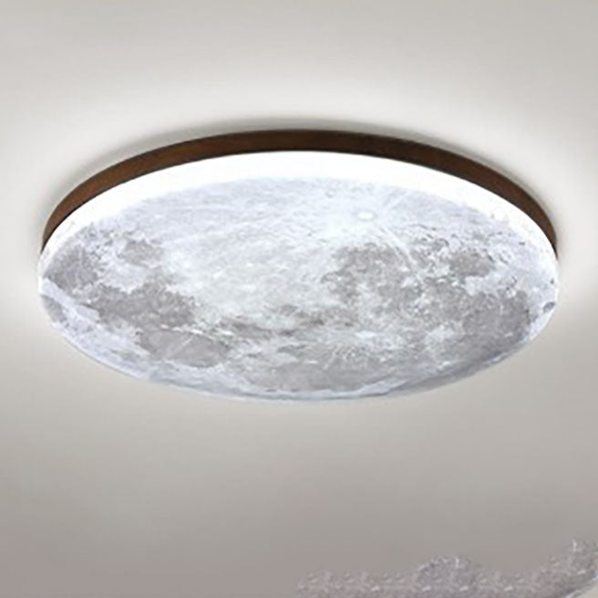 Lampada da soffitto Looro a forma di luna