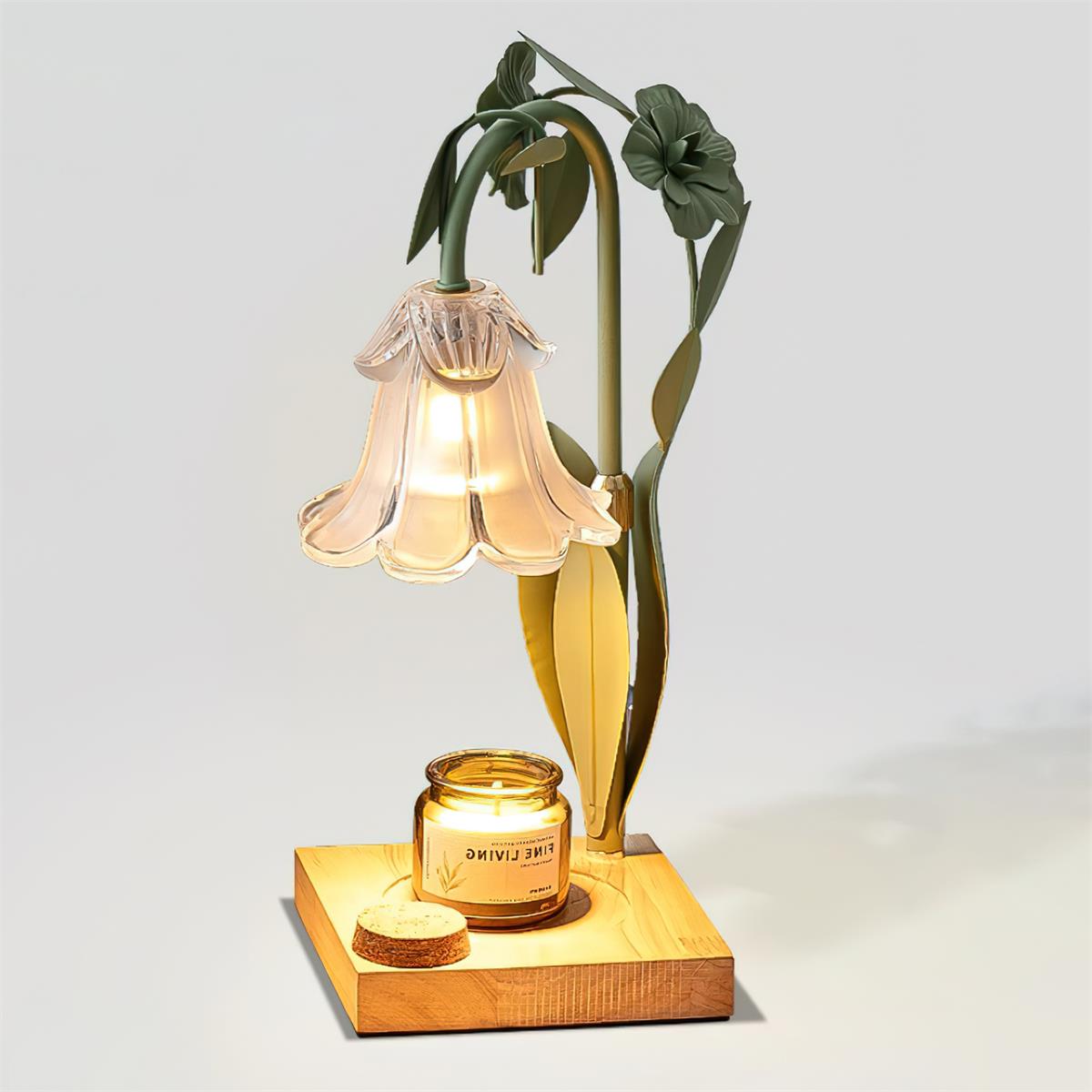 Lampada da tavolo scaldacandela Dolimo