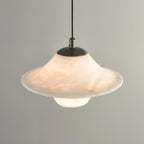 Lampada a sospensione Solere in alabastro