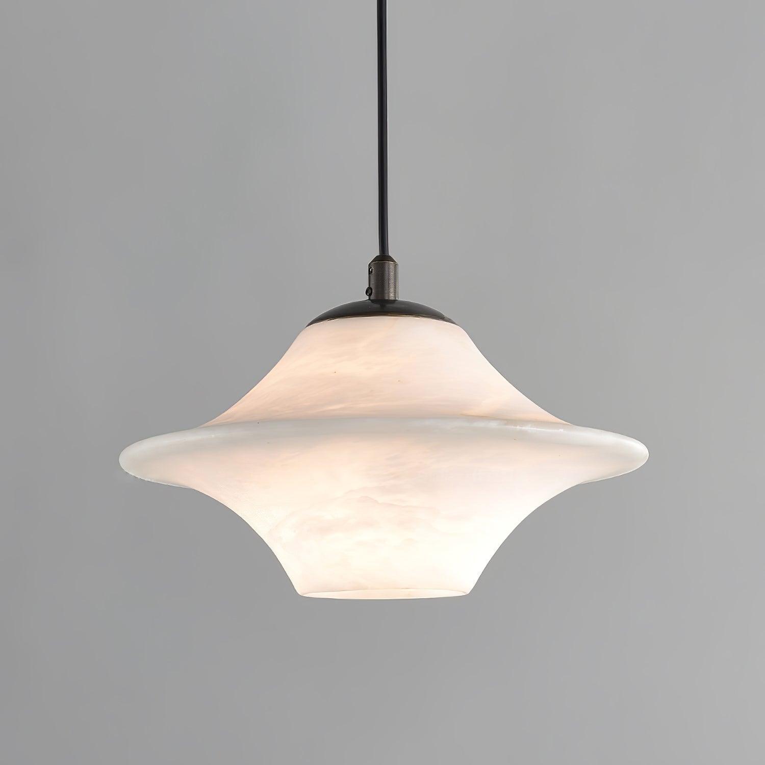 Lampada a sospensione Solere in alabastro