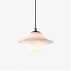 Lampada a sospensione Solere in alabastro