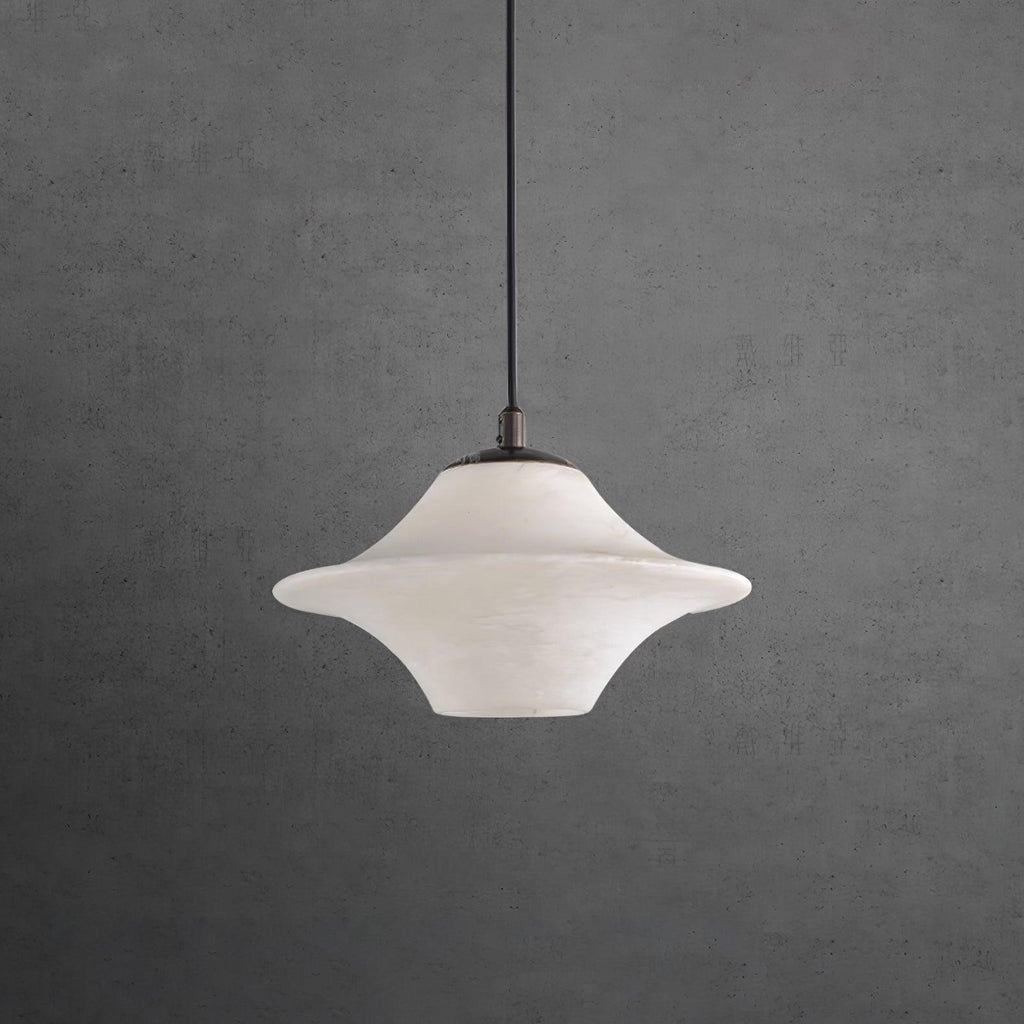 Lampada a sospensione Solere in alabastro