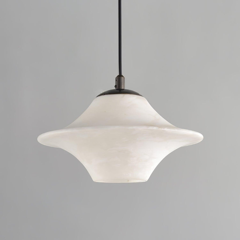 Lampada a sospensione Solere in alabastro