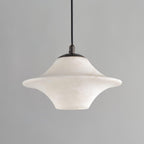 Lampada a sospensione Solere in alabastro