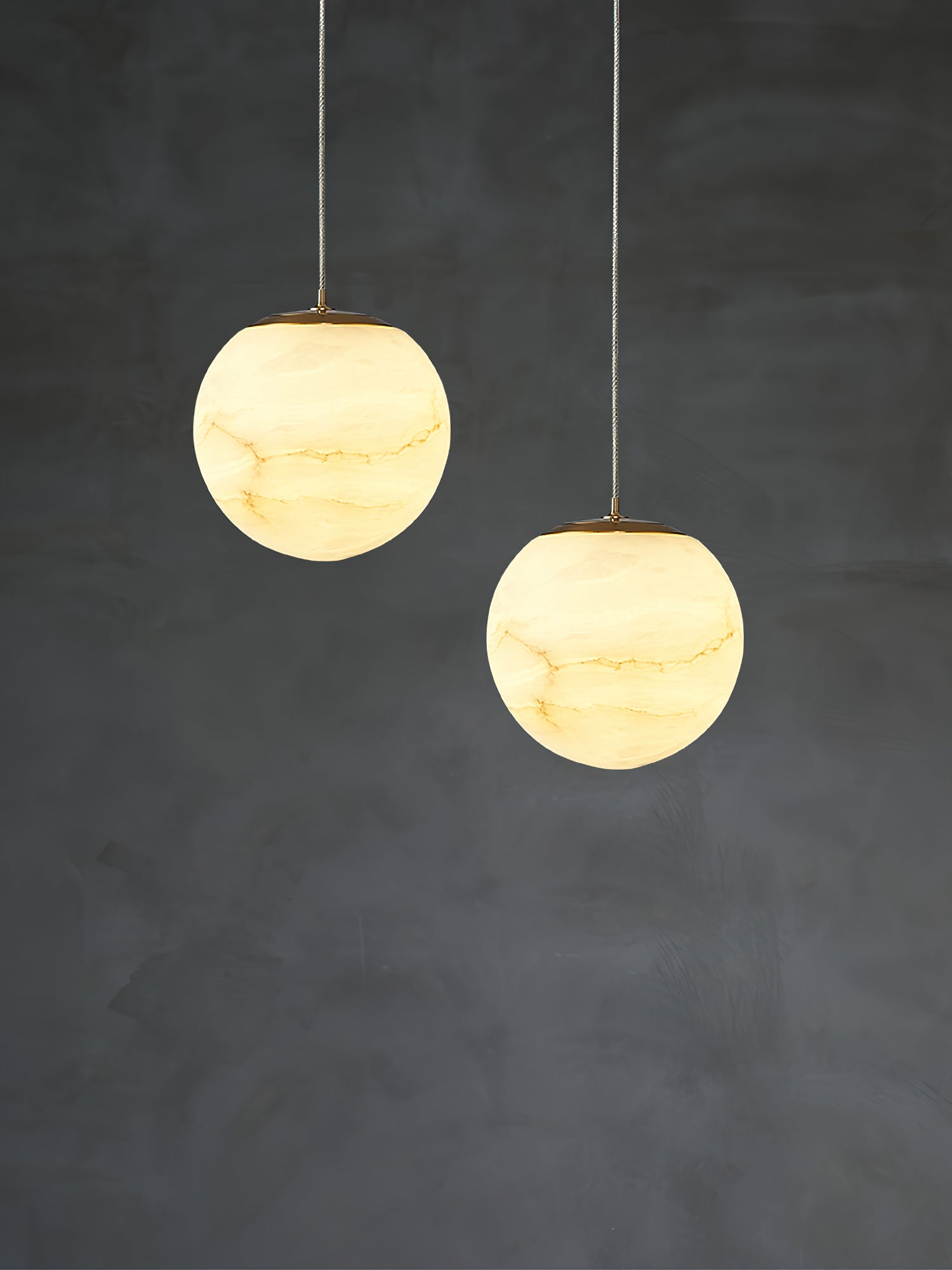 Lampada a sospensione globo Nallorave