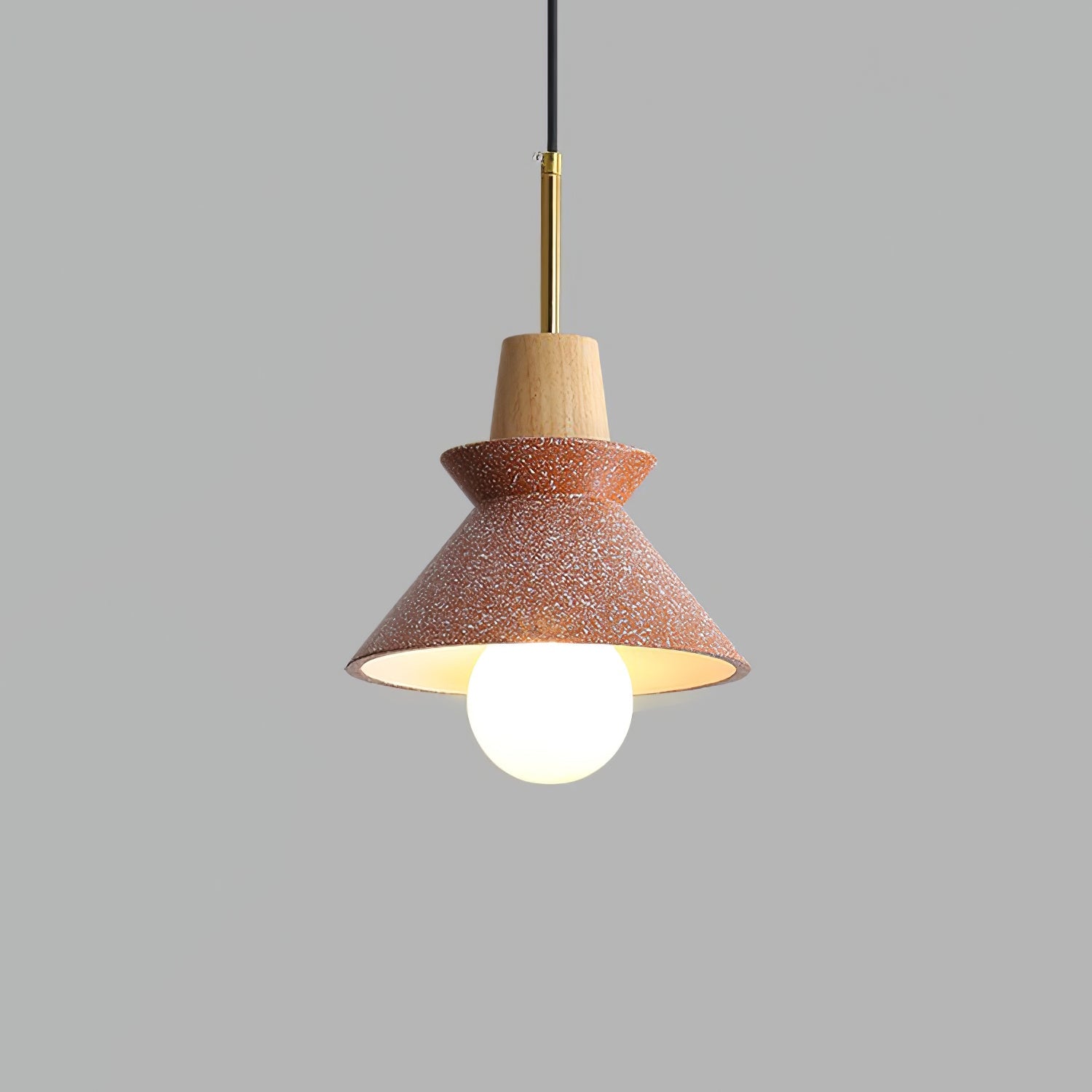 Lampada a sospensione conica Ferami
