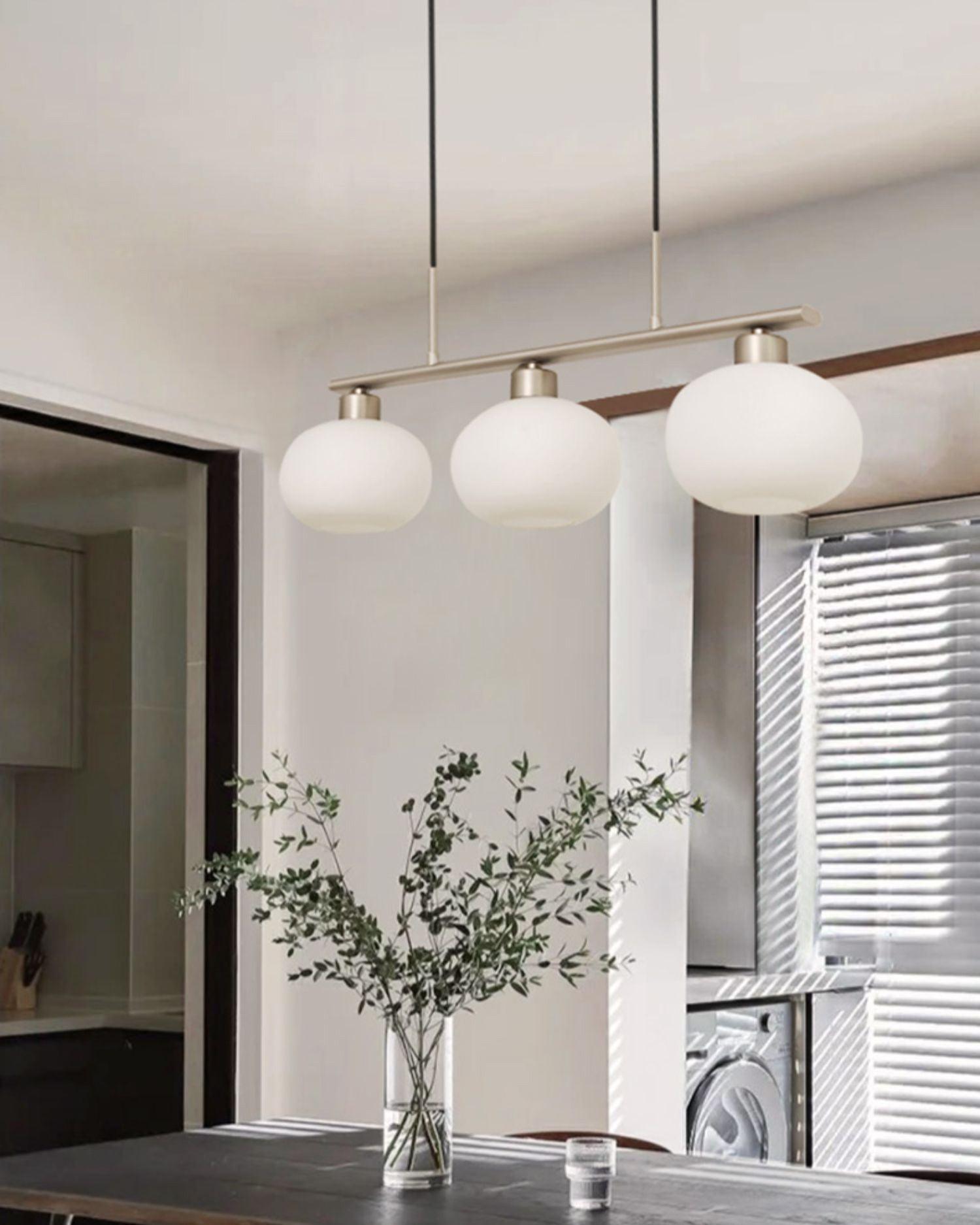 Lampada a sospensione globo Fioraelia