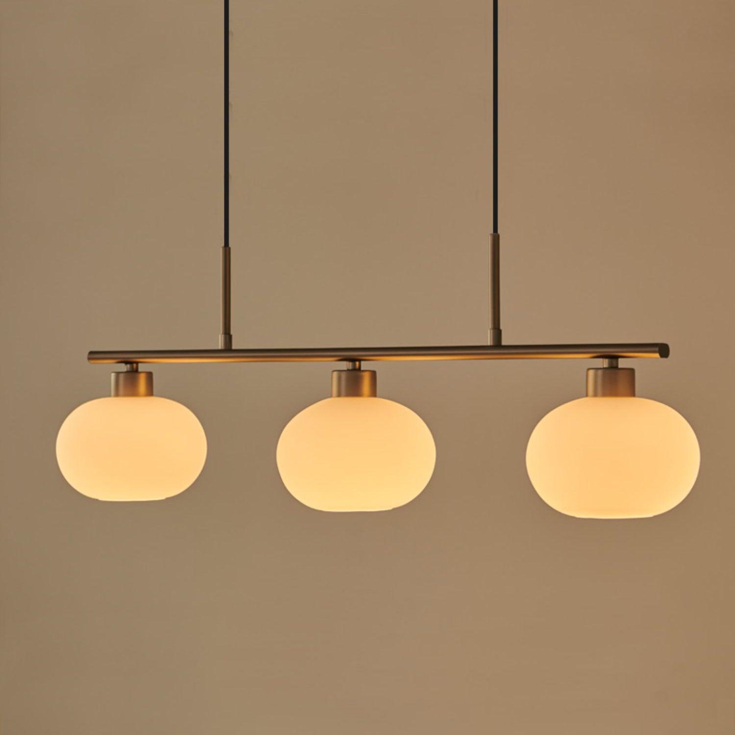 Lampada a sospensione globo Fioraelia