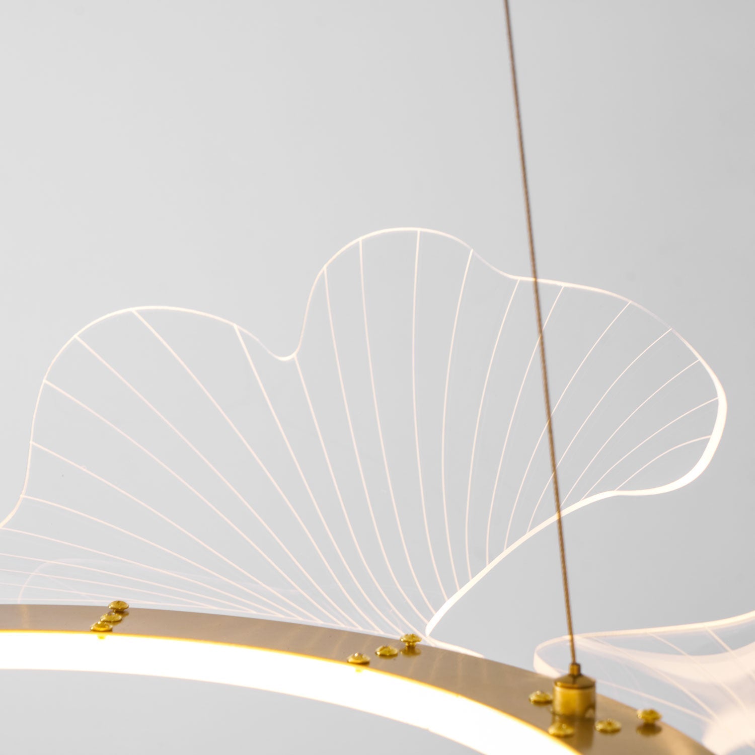 Lampadario a foglia Nelira