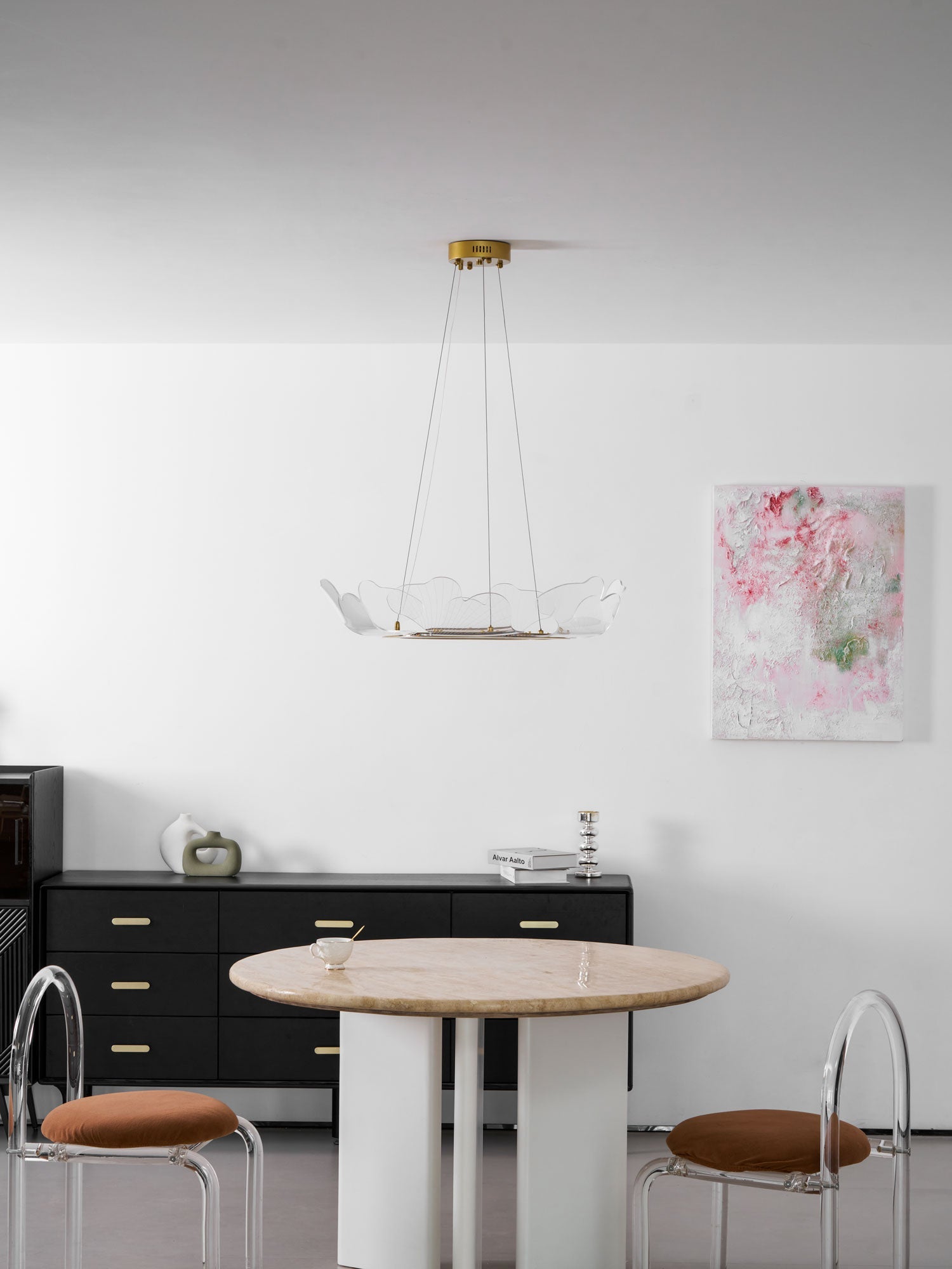 Lampadario a foglia Nelira