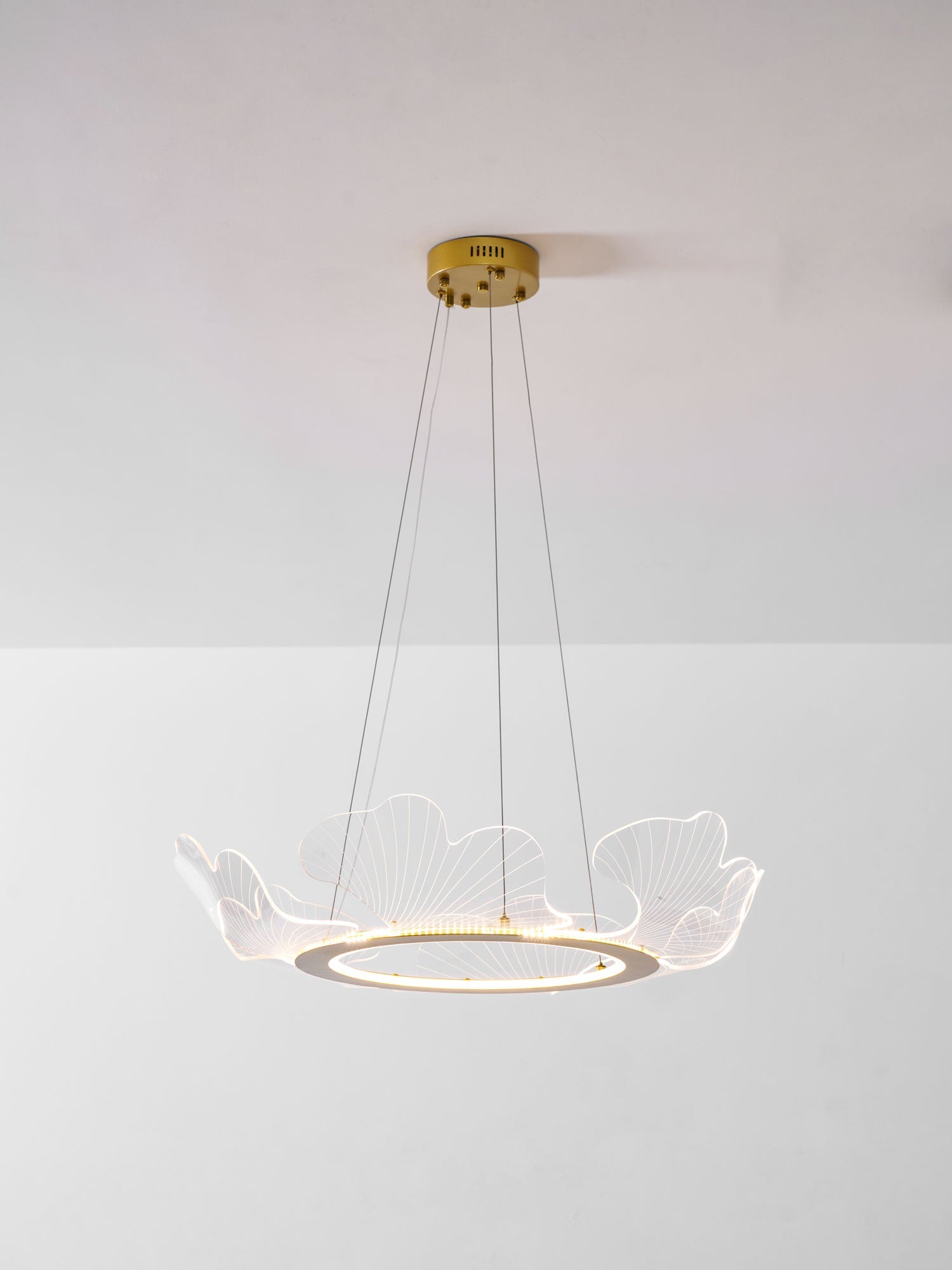 Lampadario a foglia Nelira