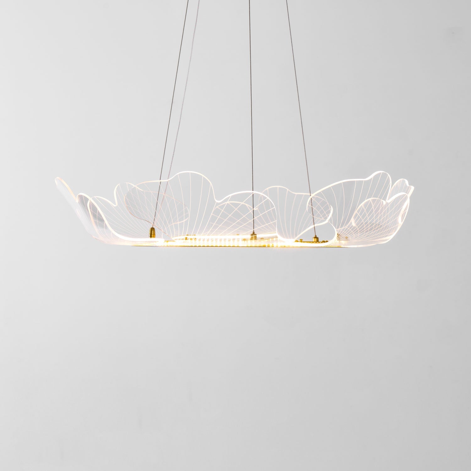 Lampadario a foglia Nelira