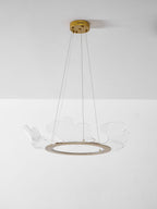 Lampadario a foglia Nelira
