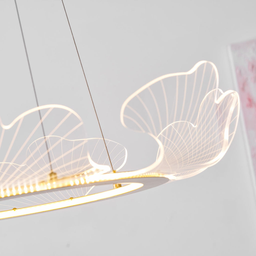Lampadario a foglia Nelira