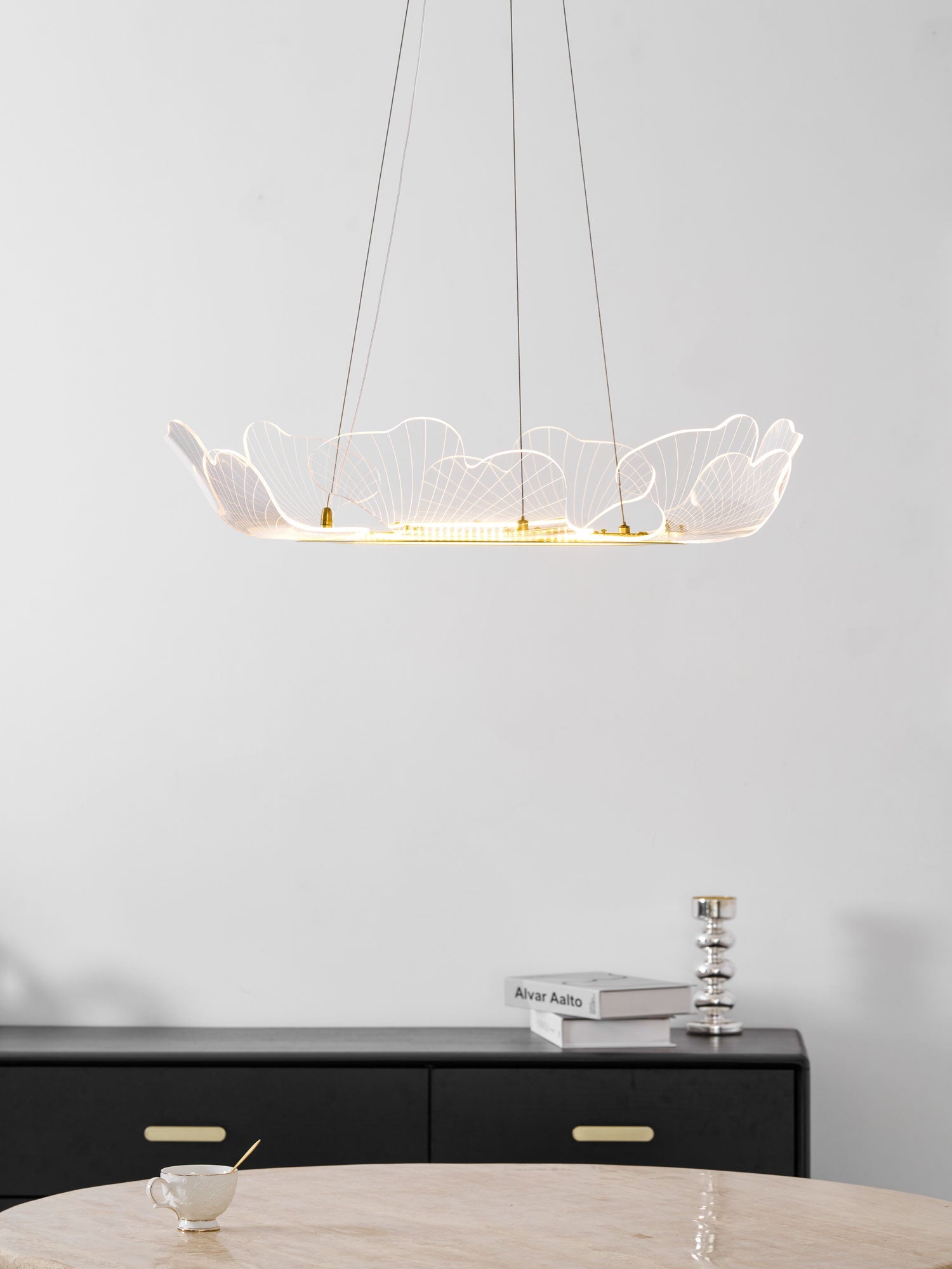 Lampadario a foglia Nelira
