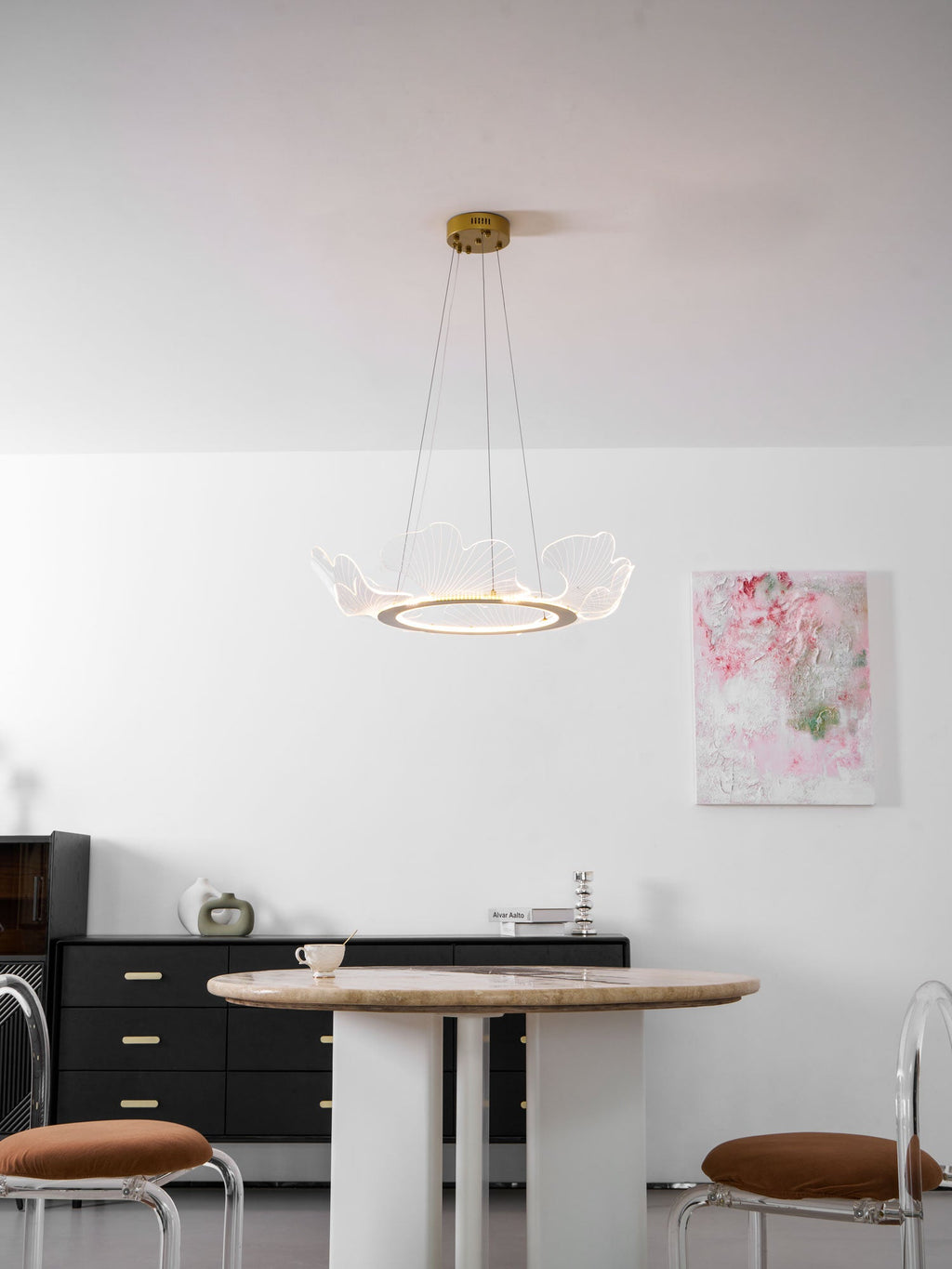 Lampadario a foglia Nelira