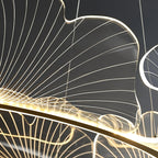 Lampadario a foglia Nelira