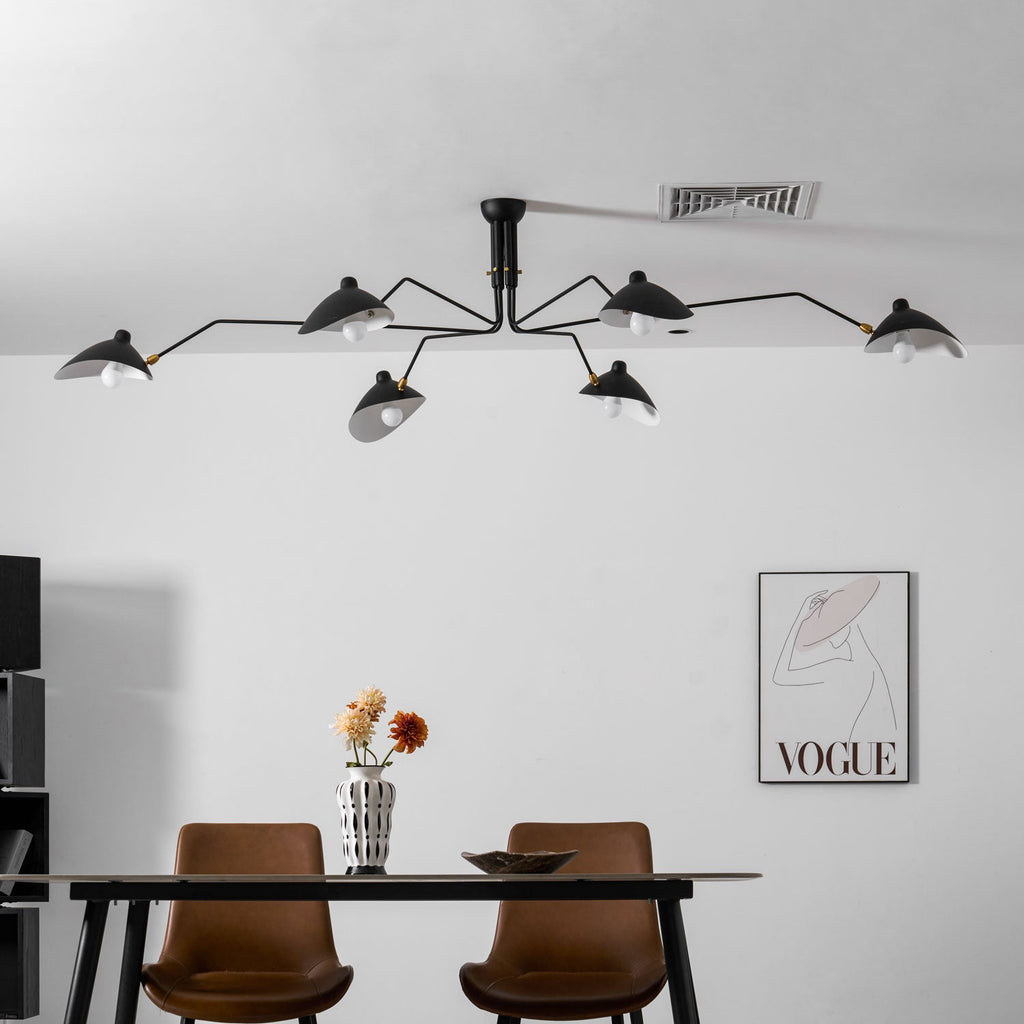 Lampadario a bracci Anlora