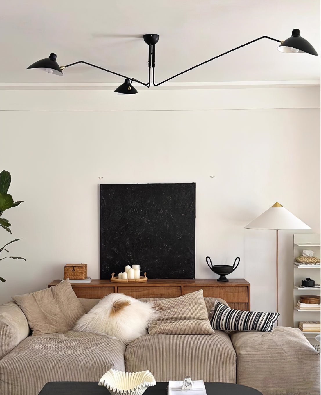 Lampadario a bracci Anlora