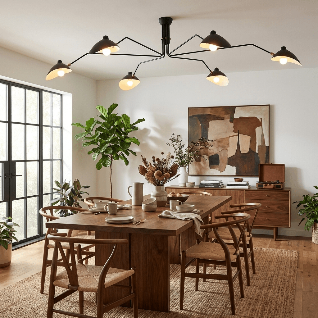 Lampadario a bracci Anlora