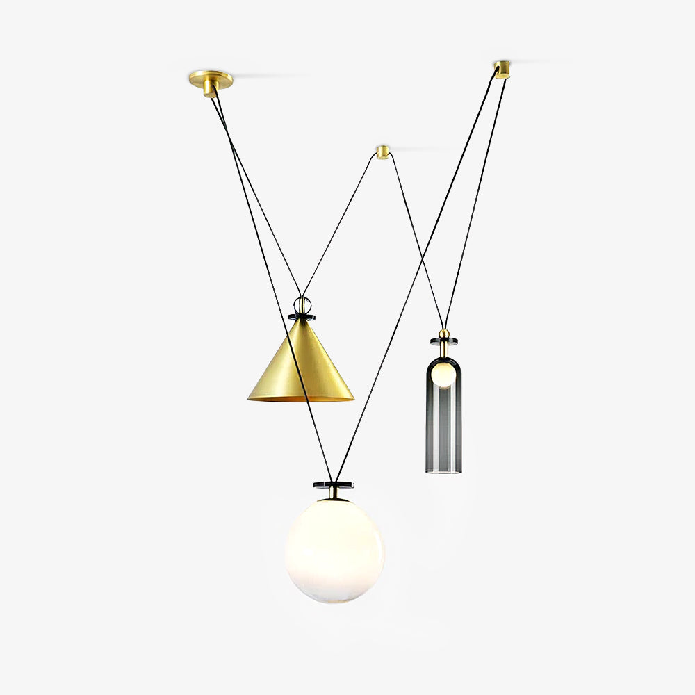 Lampadario geometrico Perilova