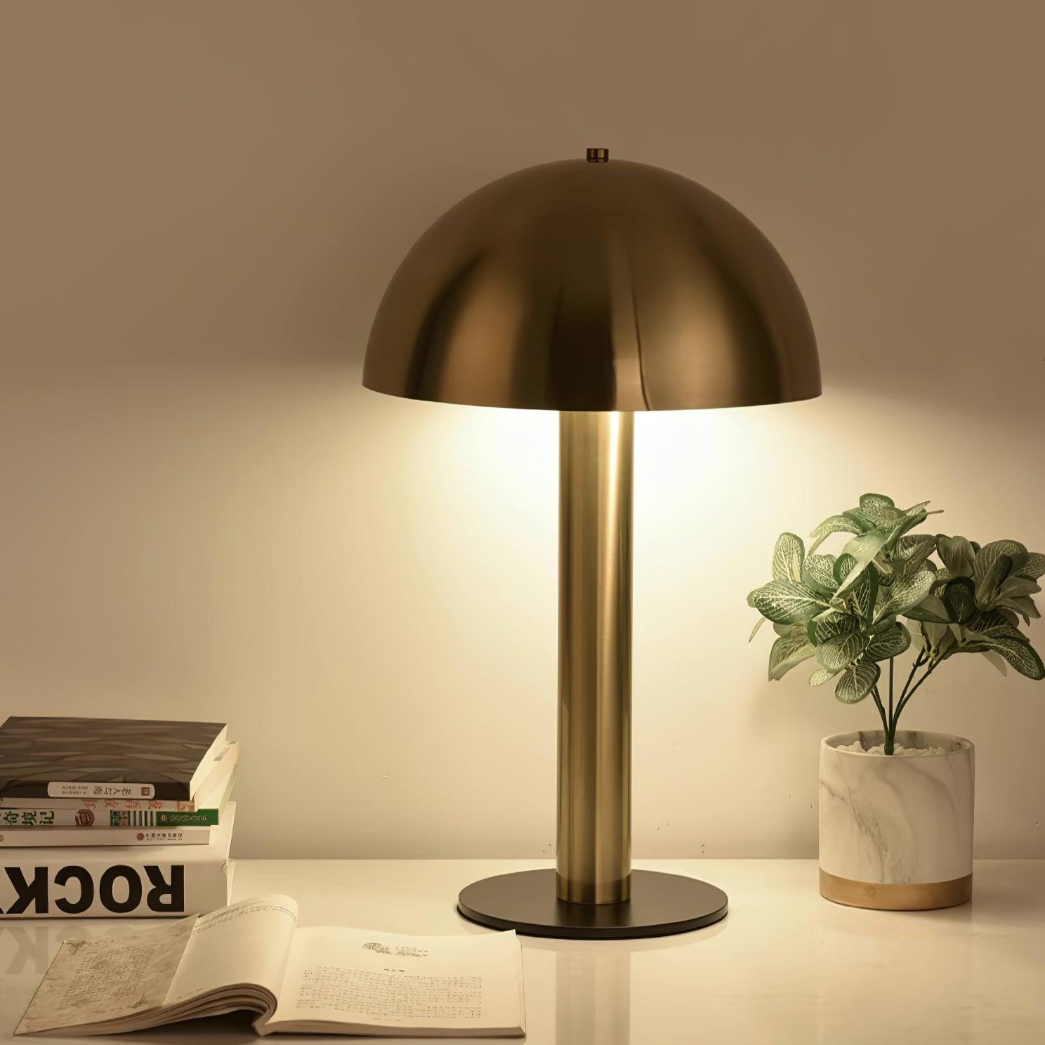 Lampada da tavolo a fungo Leovoelia