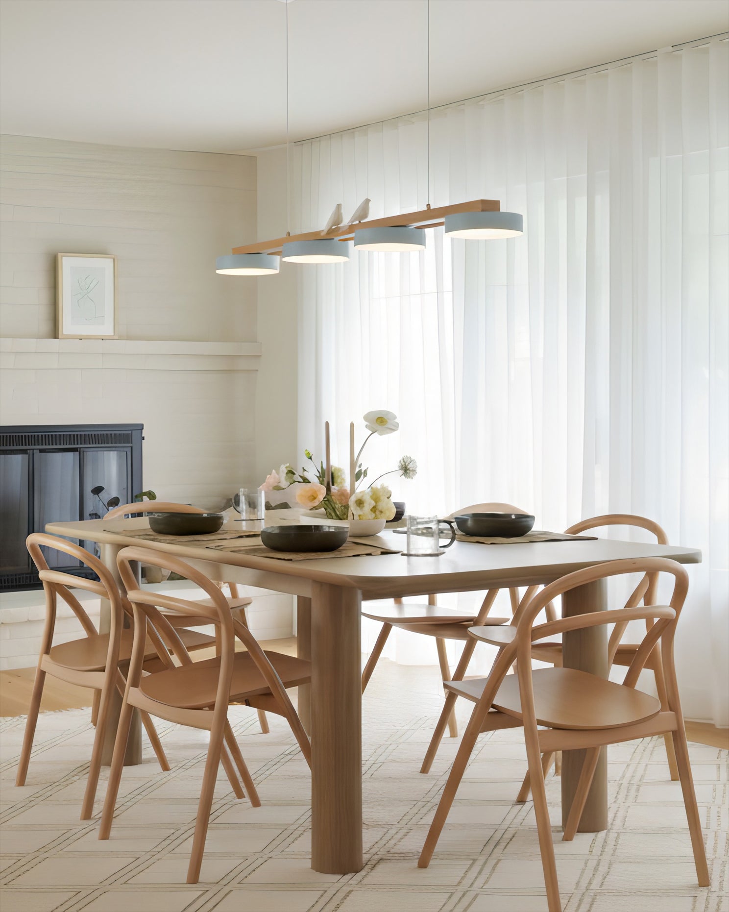 Lampadario lineare Falavaria