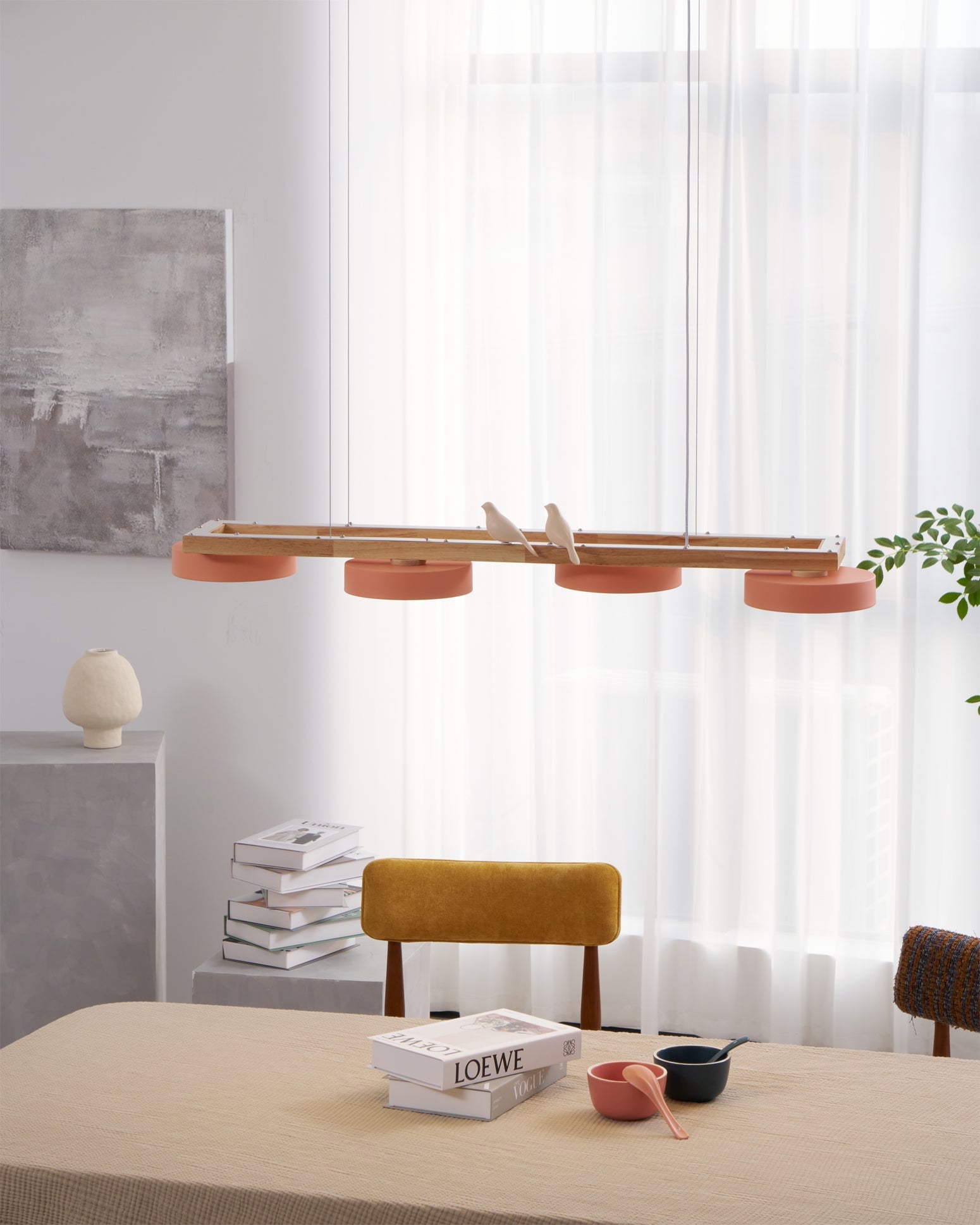 Lampadario lineare Falavaria