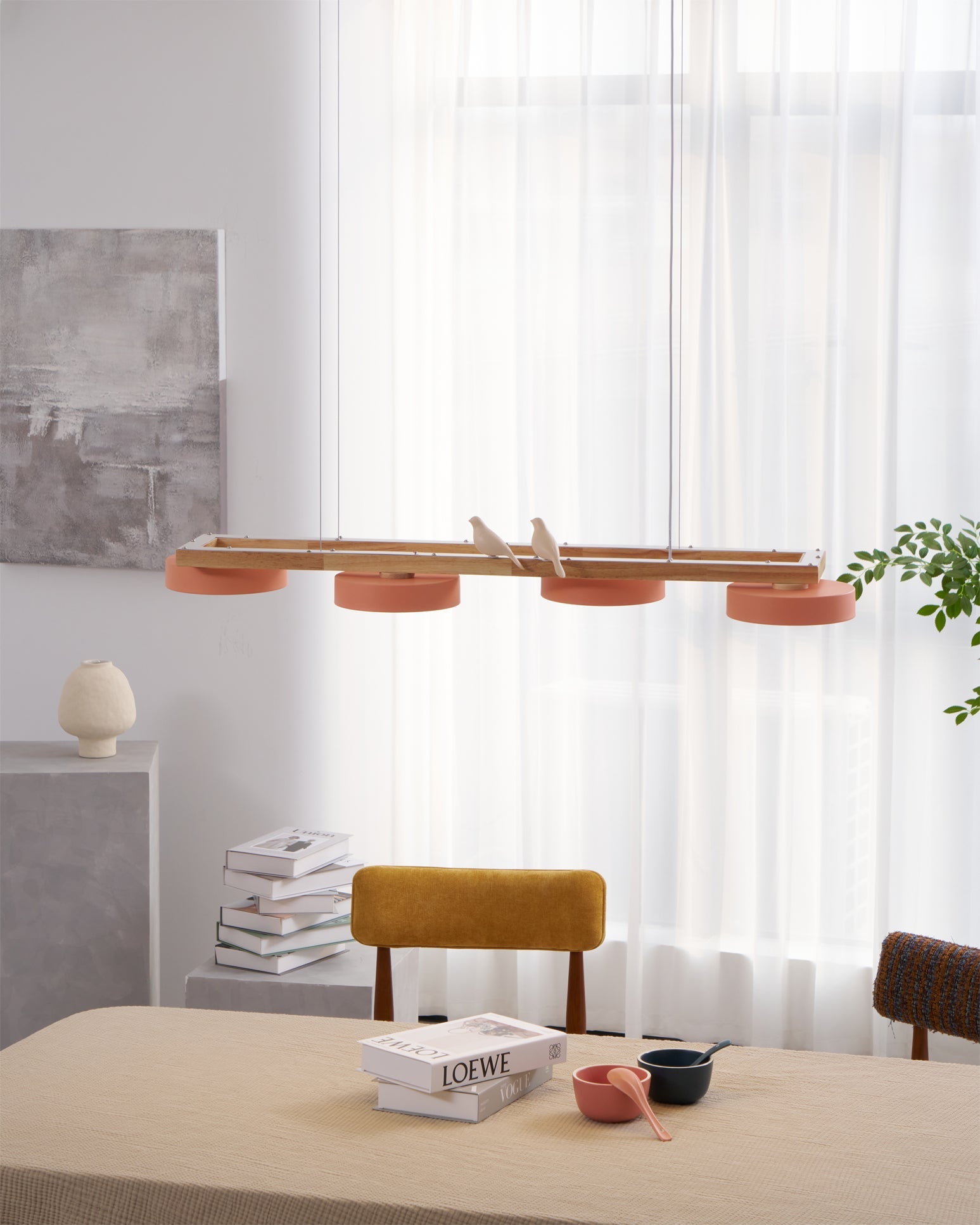 Lampadario lineare Falavaria
