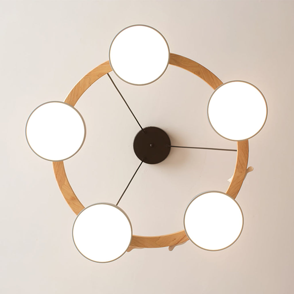Lampadario rotondo Elora