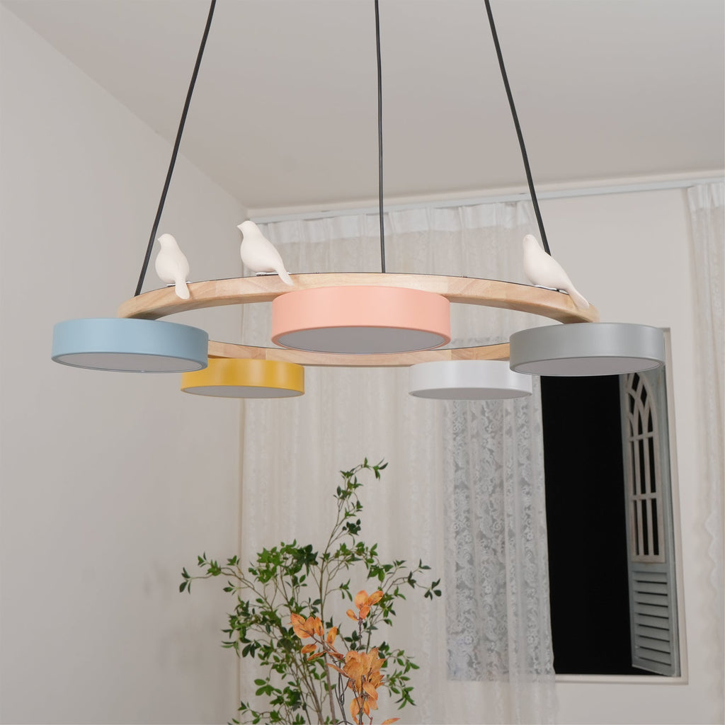 Lampadario rotondo Elora