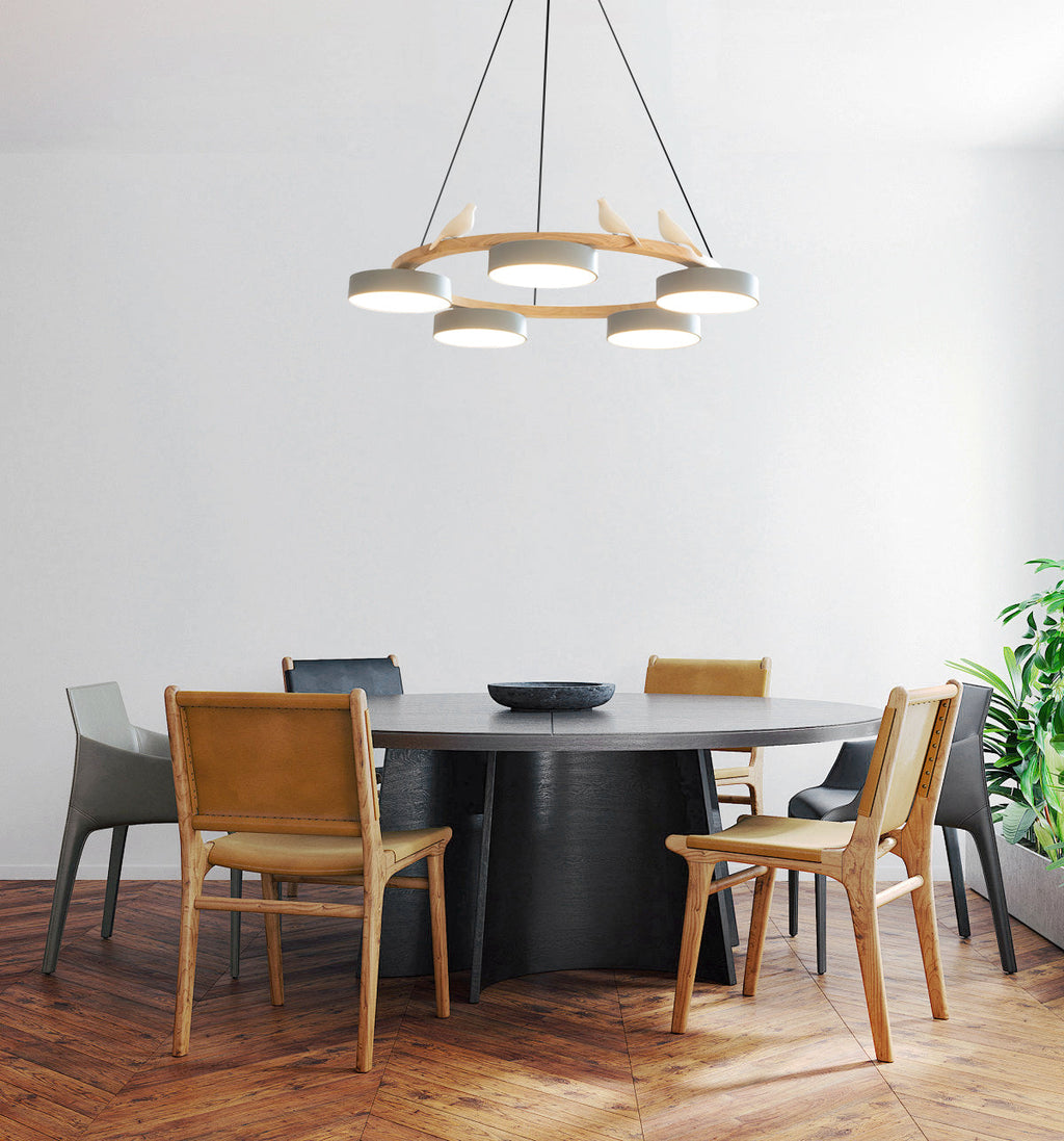 Lampadario rotondo Elora