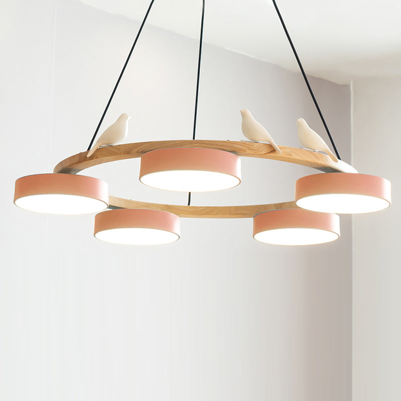 Lampadario rotondo Elora