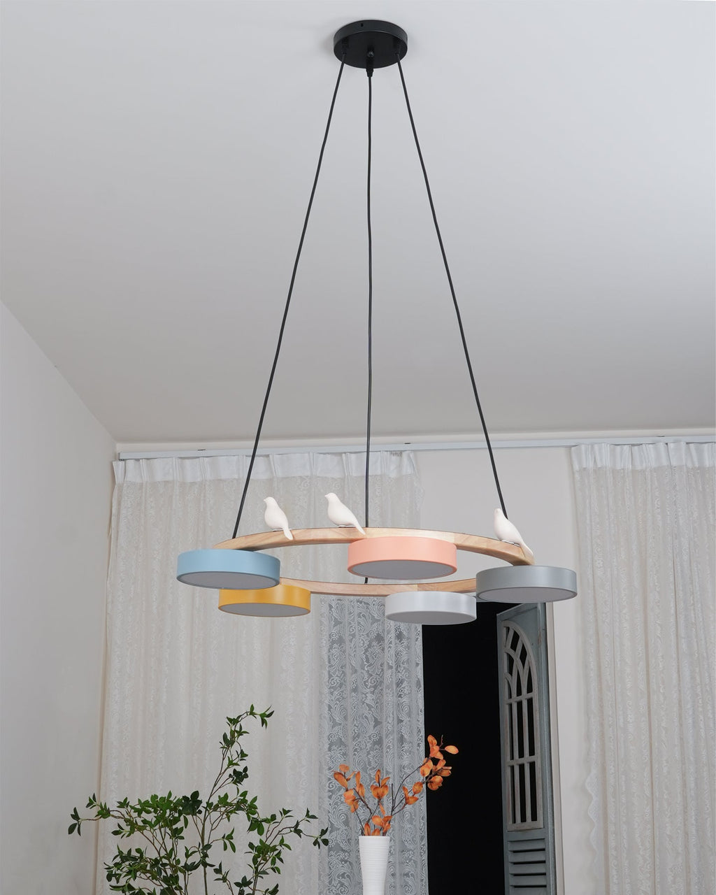 Lampadario rotondo Elora