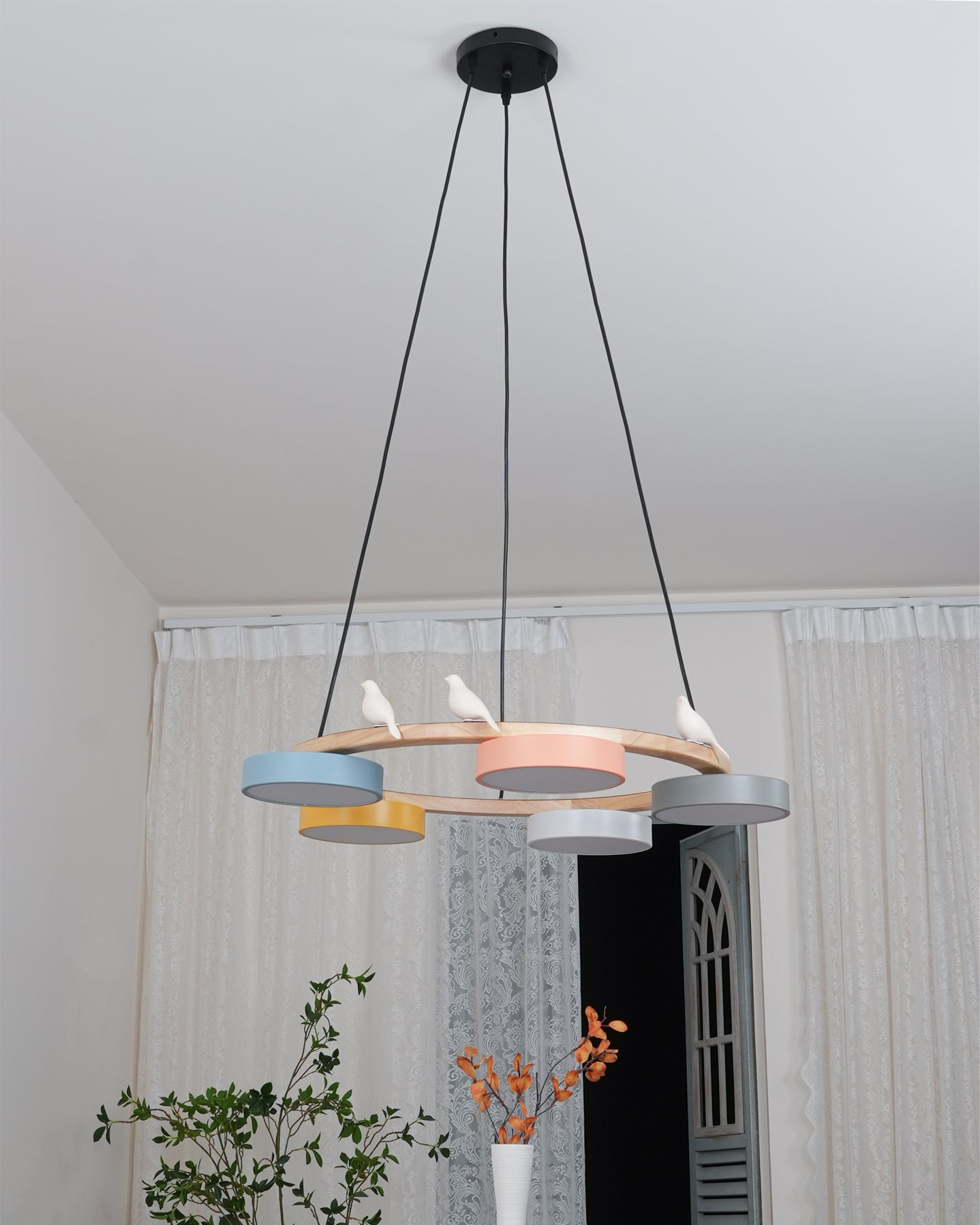 Lampadario rotondo Elora