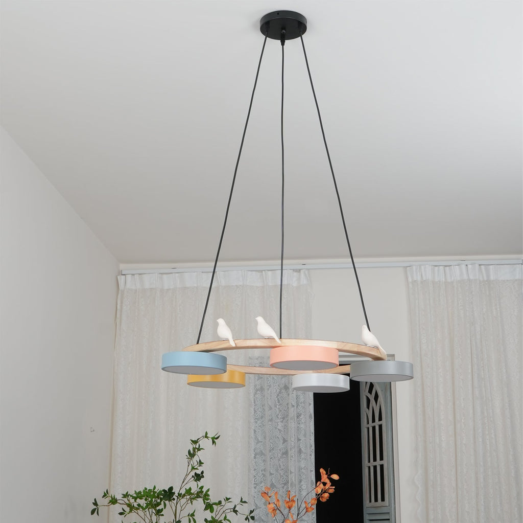 Lampadario rotondo Elora