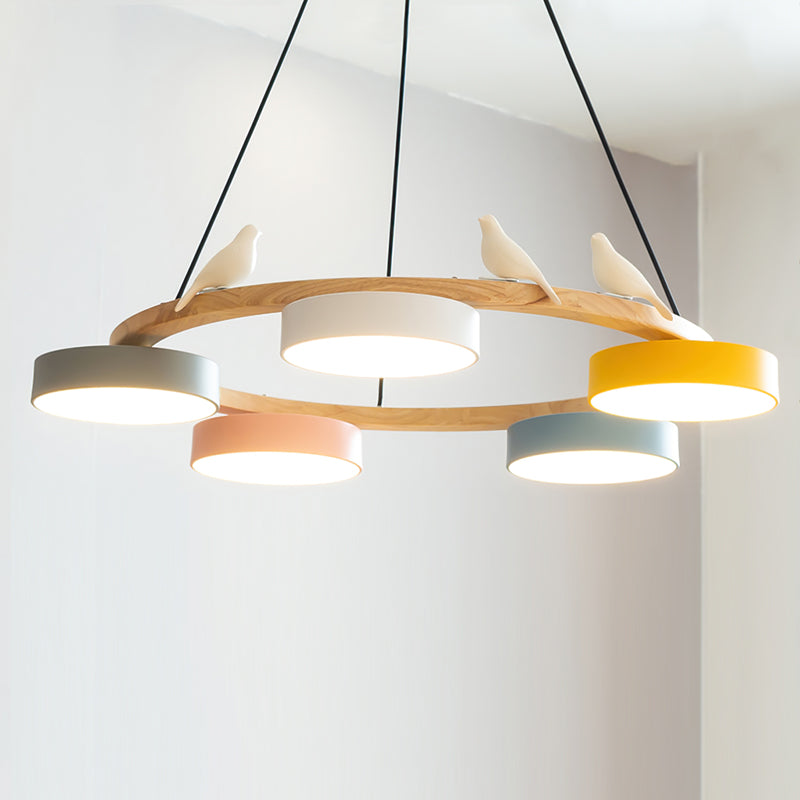 Lampadario rotondo Elora