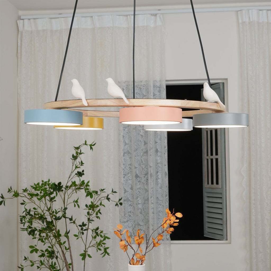 Lampadario rotondo Elora
