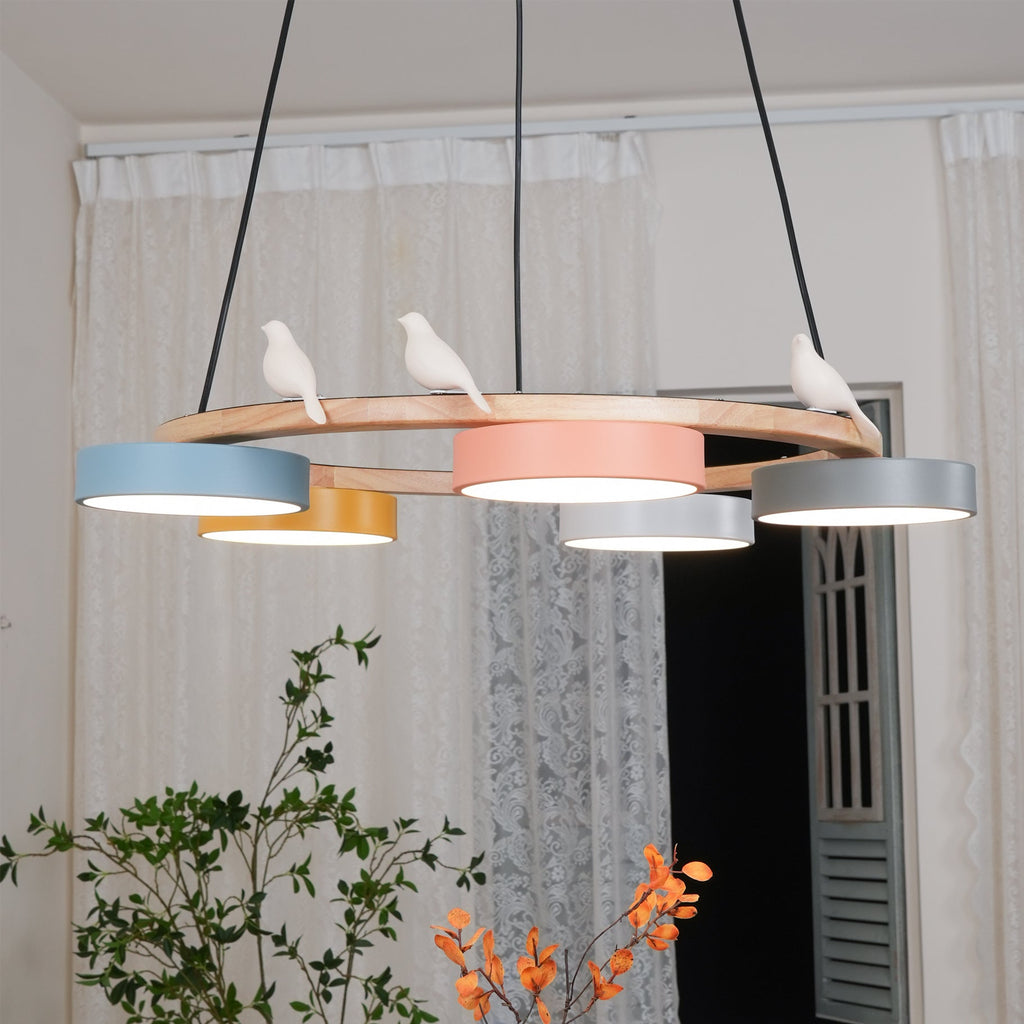 Lampadario rotondo Elora