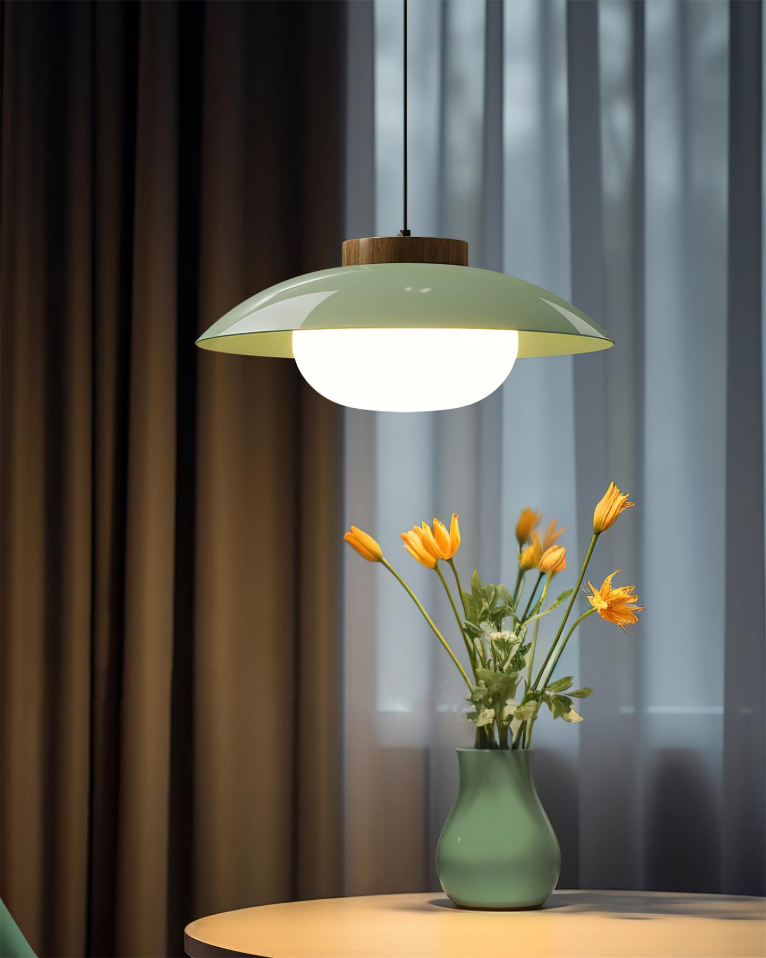 Lampada a sospensione rotonda Zellorari