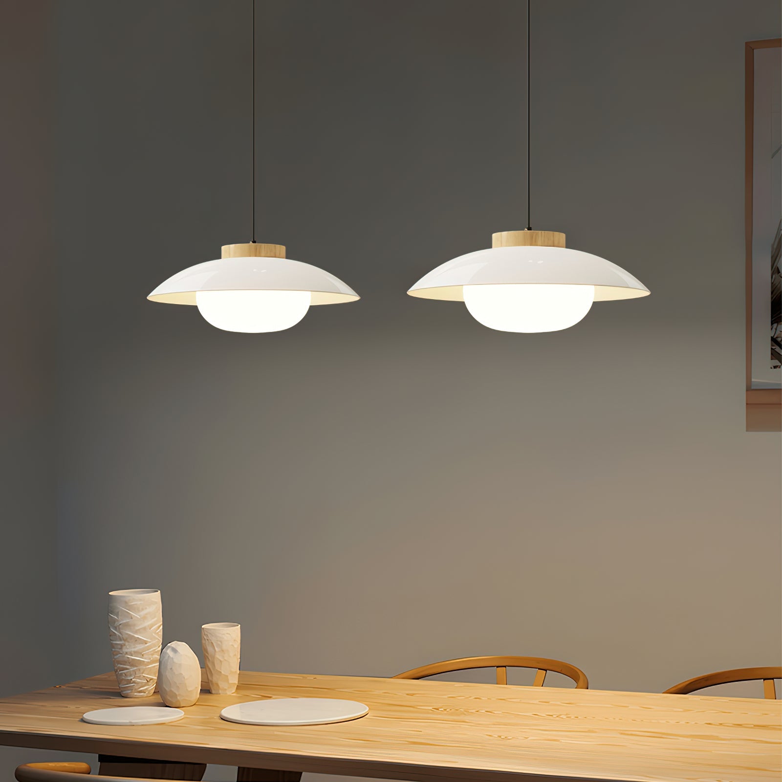 Lampada a sospensione rotonda Zellorari