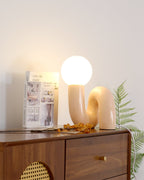 Lampada da tavolo spirale Velelio