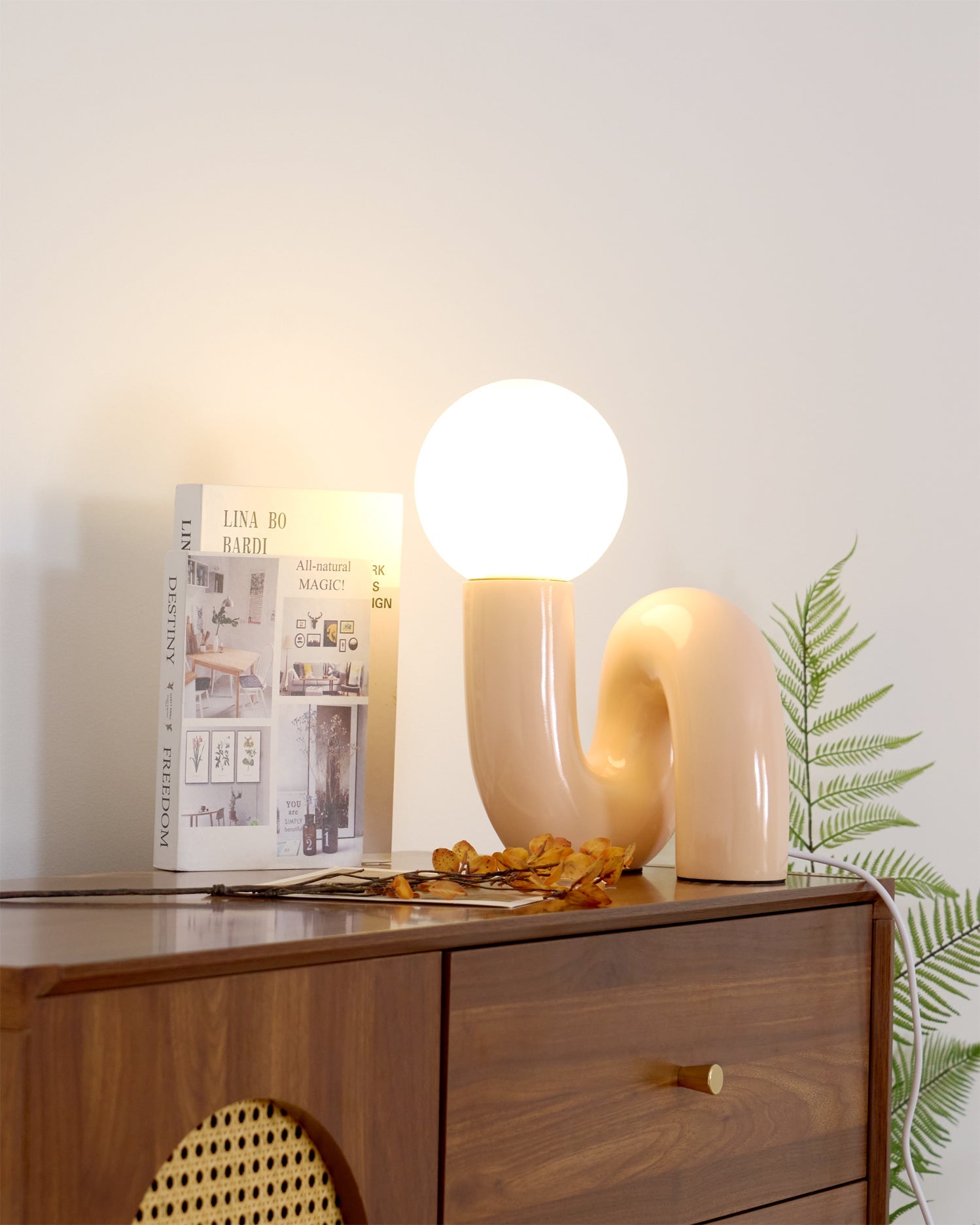 Lampada da tavolo spirale Velelio