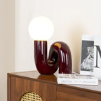 Lampada da tavolo spirale Velelio