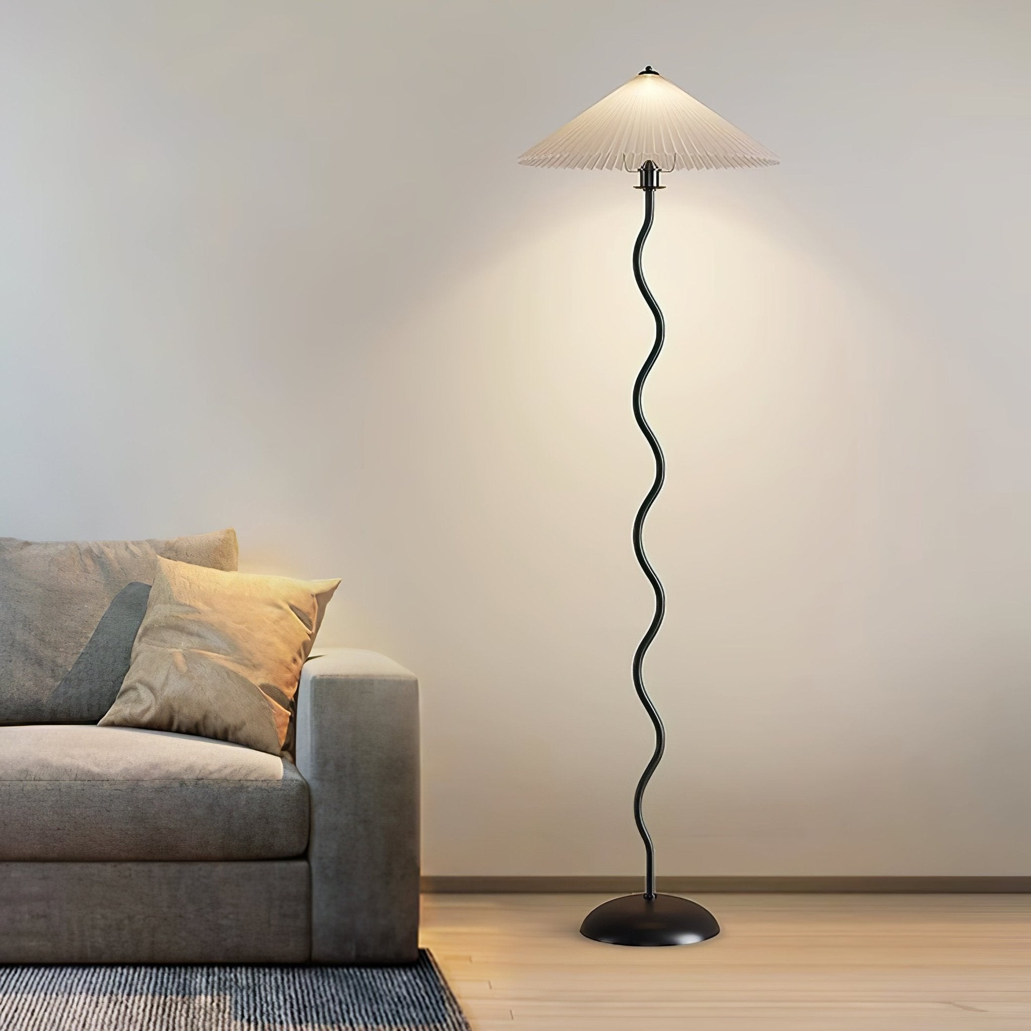 Lampada da terra ondulata Viliala
