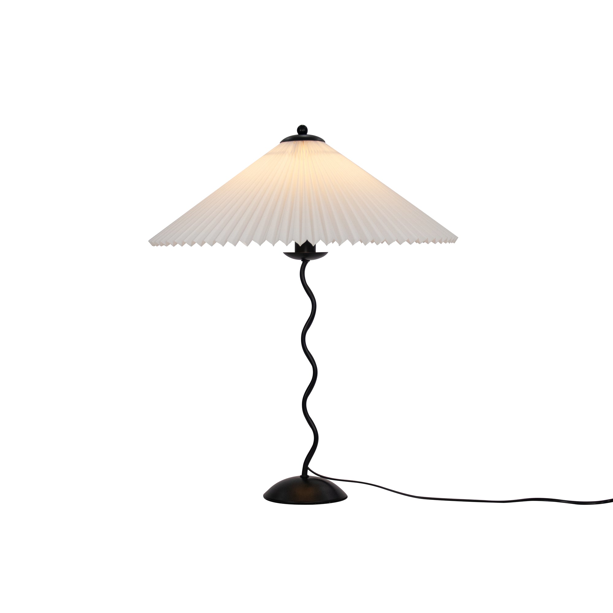 Lampada da tavolo ondulata Venelana