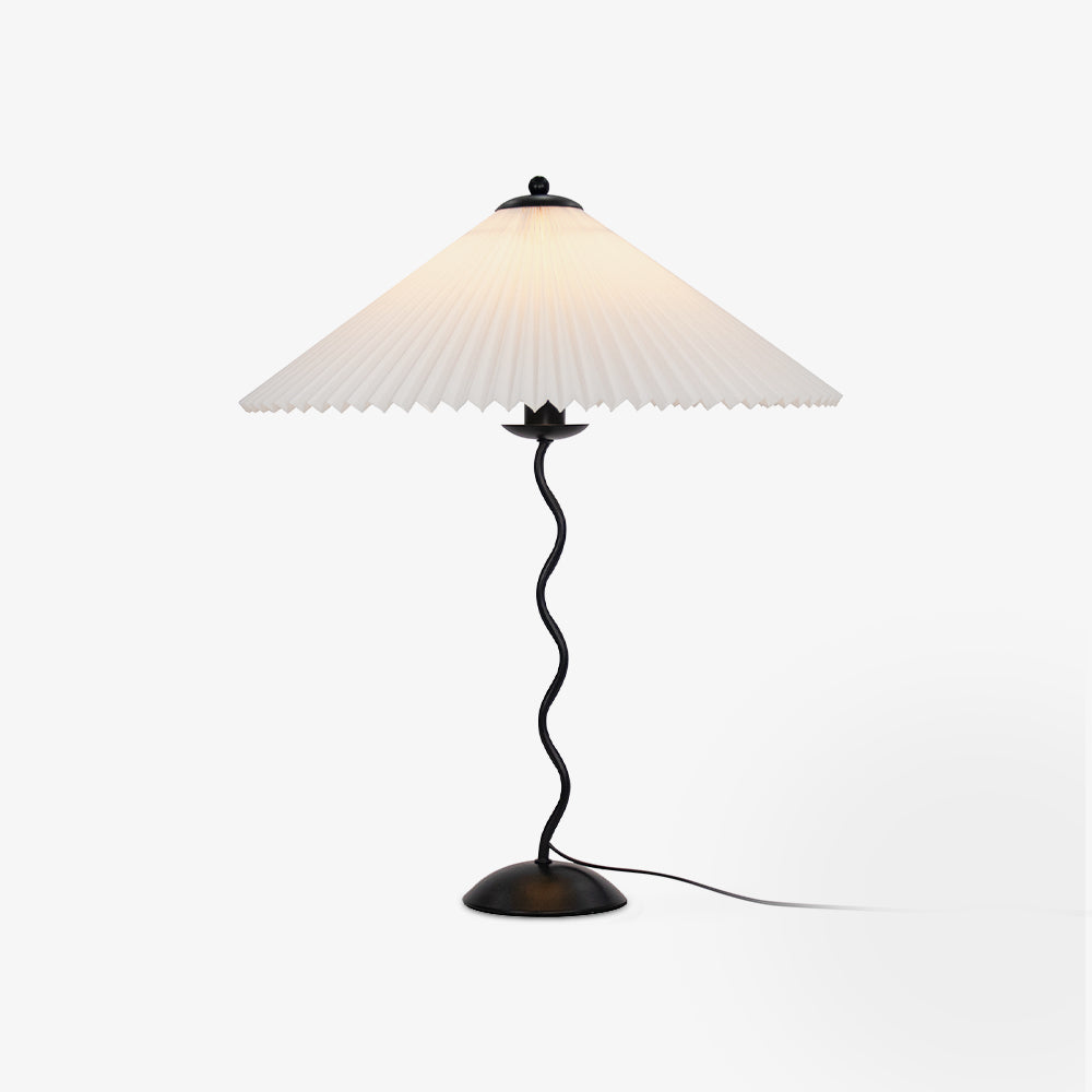 Lampada da tavolo ondulata Venelana