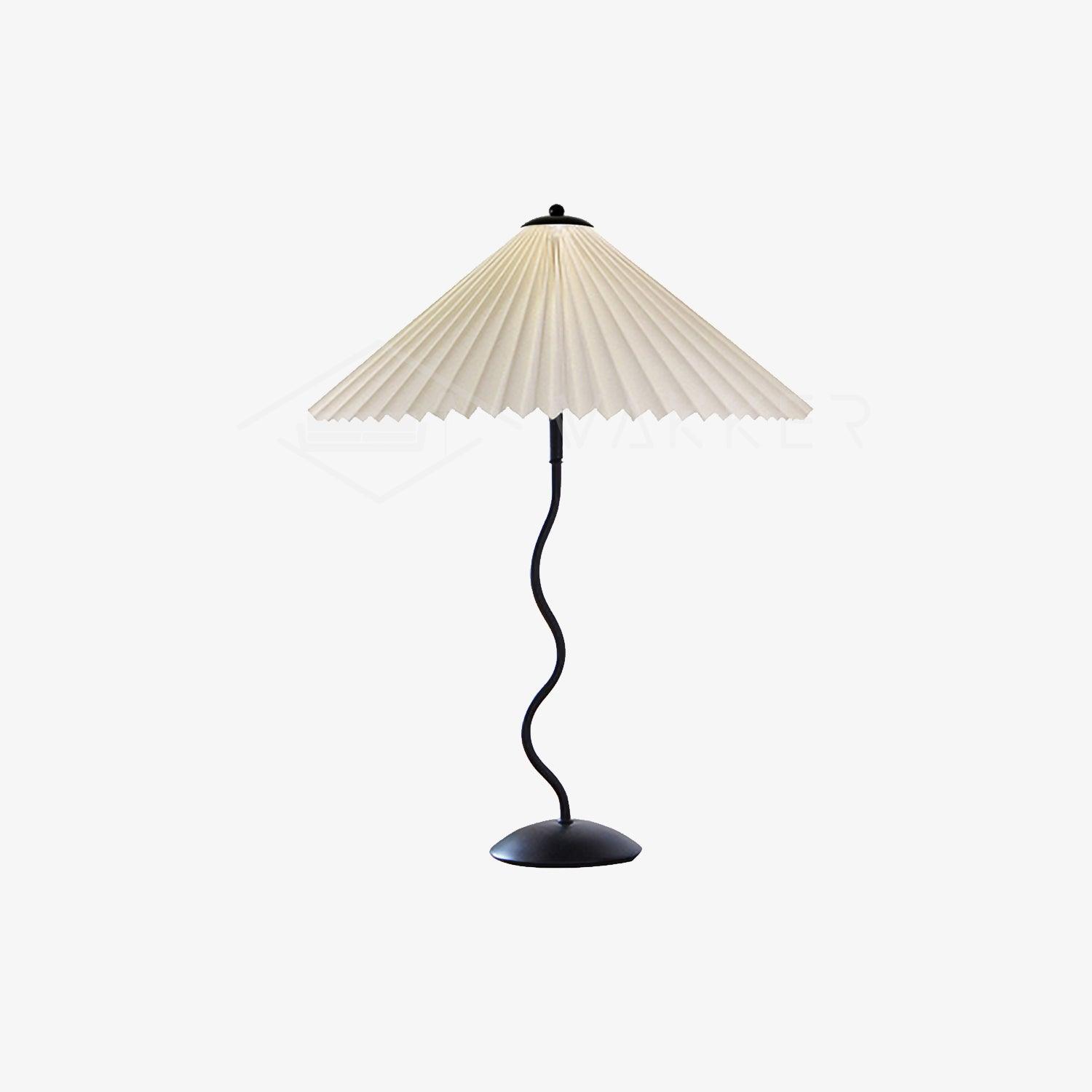 Lampada da tavolo ondulata Venelana