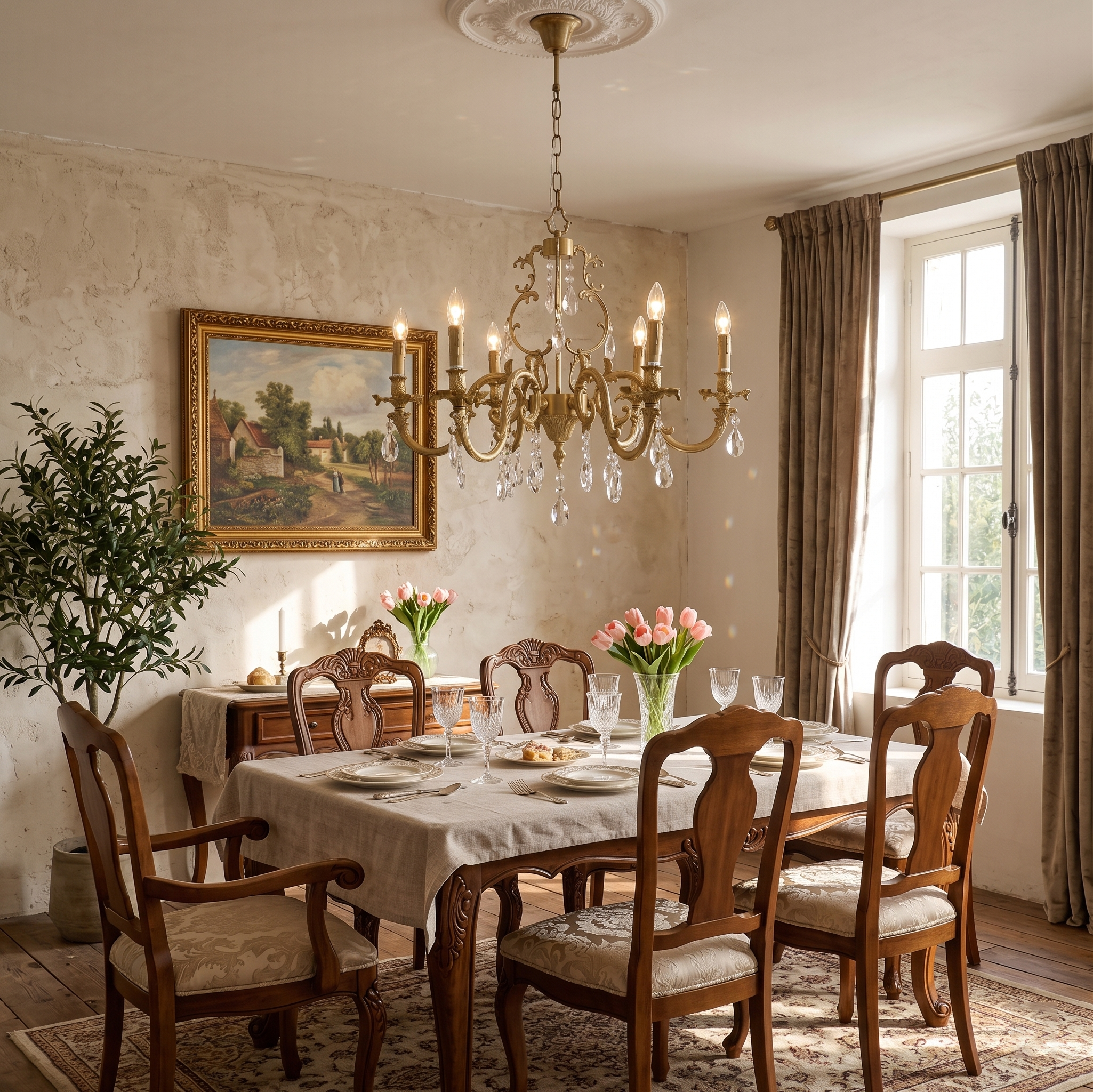 Lampadario classico Feneli